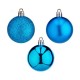 Christmas Balls Set Син Пластмаса (5 x 6 x 5 cm) (12 броя)