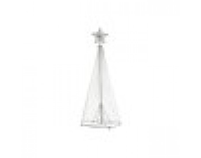 Коледна Украса DKD Home Decor Сребрист 25 x 25 x 60 cm