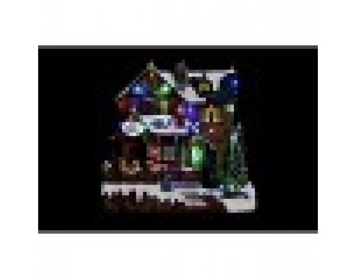 Декорация DKD Home Decor движение LED Светлина Музикален Смола (25,5 x 21 x 25 cm) (2 броя)