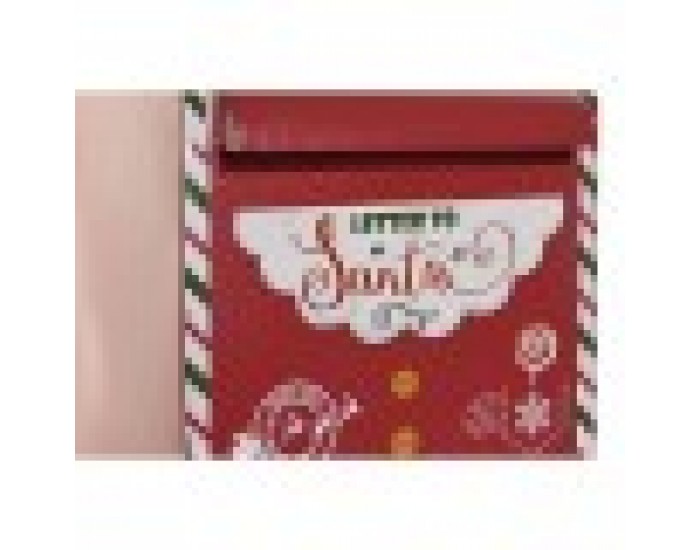 Коледна Украса DKD Home Decor Жълт Бял Черен Червен Ключ за пощенска кутия 28,5 x 26,5 x 52 cm
