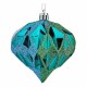Комплект Коледни Топки Диамант Син Пластмаса 8 x 9 x 8 cm (12 броя)