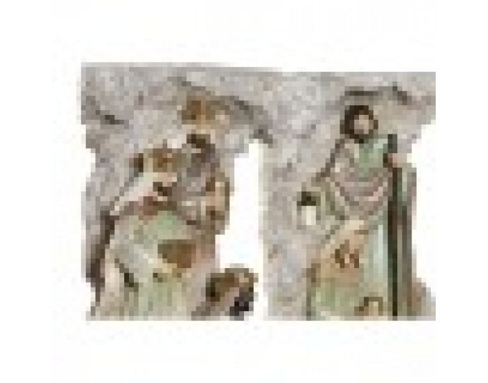 Рождествена Коледна Сцена Home ESPRIT Многоцветен Смола 19,5 x 11 x 31,5 cm (2 броя)