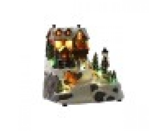 Коледна Украса Home ESPRIT Многоцветен Музикален 24 X 23,5 X 25 cm