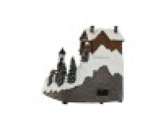 Коледна Украса Home ESPRIT Многоцветен Музикален 24 X 23,5 X 25 cm