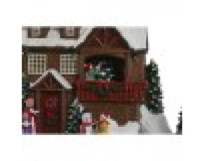 Коледна Украса Home ESPRIT Многоцветен Музикален 24 X 23,5 X 25 cm