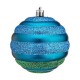 Christmas Balls Set Ø 8 cm Син Зелен PVC (12 броя)