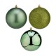 Christmas Balls Set Зелен (15 x 16 x 15 cm) (4 броя)
