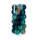 Christmas Balls Set Син PVC (8 x 9 x 8 cm) (4 броя)