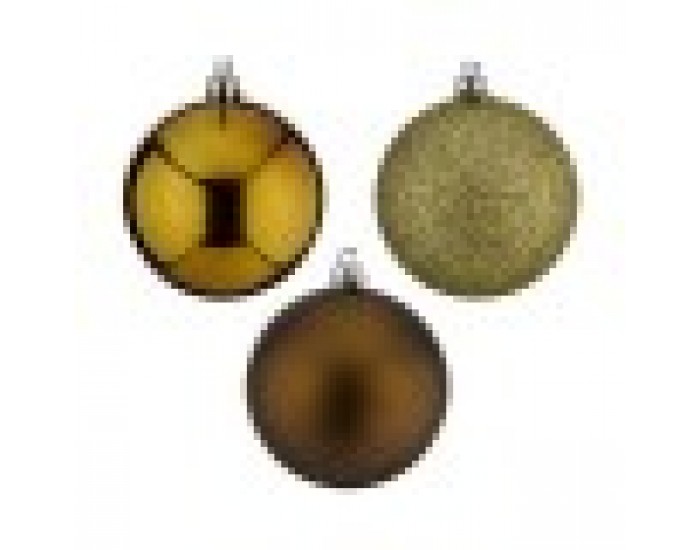 Christmas Balls Set Зелен Пластмаса (Ø 7 cm) (24 броя)