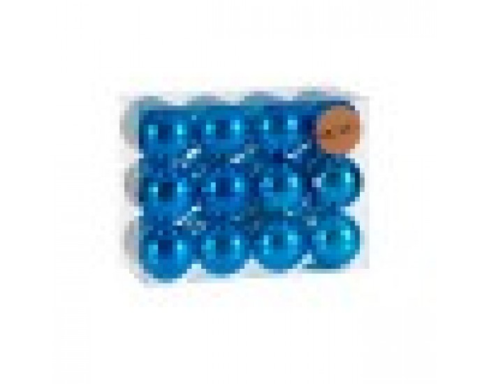 Christmas Balls Set Син Пластмаса (6 x 7 x 6 cm) (12 броя)