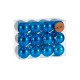 Christmas Balls Set Син Пластмаса (6 x 7 x 6 cm) (12 броя)