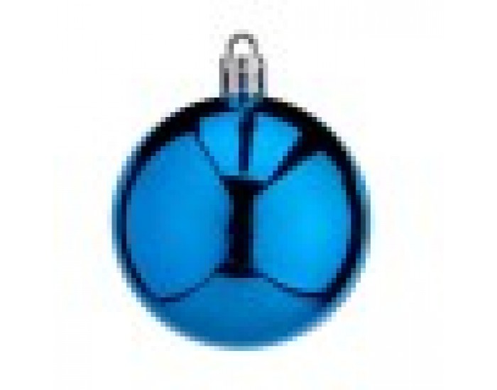 Christmas Balls Set Син Пластмаса (6 x 7 x 6 cm) (12 броя)