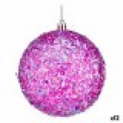 Комплект Коледни Топки Лилав 10 cm (12 броя) - Krist+
