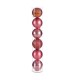 Christmas Balls Set Розов Пластмаса (8 x 9 x 8 cm) (24 броя)