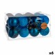 Christmas Balls Set Син Пластмаса (Ø 8 cm) (6 броя)