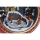 Коледна Украса Home ESPRIT Червен Златен Музикален 26,5 X 24 X 27 cm