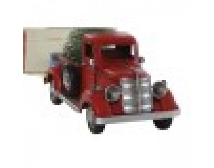 Коледна Украса Home ESPRIT Червен Караван 73 x 19 x 28,5 cm