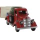 Коледна Украса Home ESPRIT Червен Караван 73 x 19 x 28,5 cm