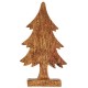 Декоративна фигурка Коледно дърво Златен Дървен 5 x 31 x 15,5 cm (6 броя)
