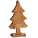 Декоративна фигурка Коледно дърво Златен Дървен 5 x 31 x 15,5 cm (6 броя)