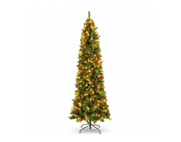 Коледно дърво DKD Home Decor Зелен Метал полиетилен Пластмаса 1 x 1 x 150 cm 70 x 70 x 150 cm