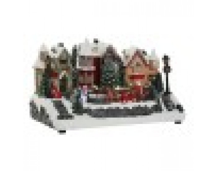 Коледна Украса Home ESPRIT Многоцветен Музикален 32 X 18,5 X 19 cm
