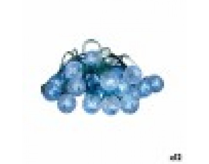 Гирлянда от LED Светлини Бял 600 x 5 x 2 cm (12 броя)