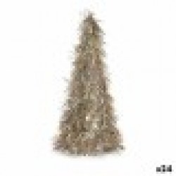Декоративна фигурка Коледно дърво Гирлянда Бронз полипропилен PET 24 x 46 x 24 cm (24 броя) - Krist+