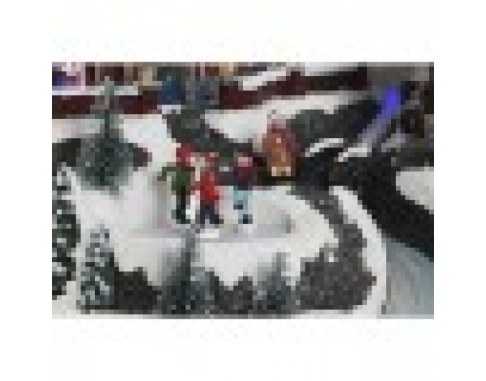 Коледна Украса Home ESPRIT Многоцветен Музикален 33 X 31 X 38 cm