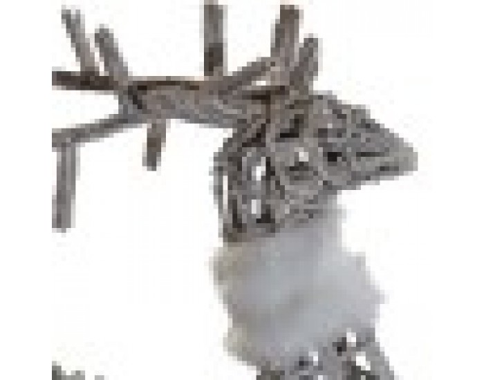 Коледна Украса DKD Home Decor LED Светлина плетена ракита (60 x 30 x 37 cm)