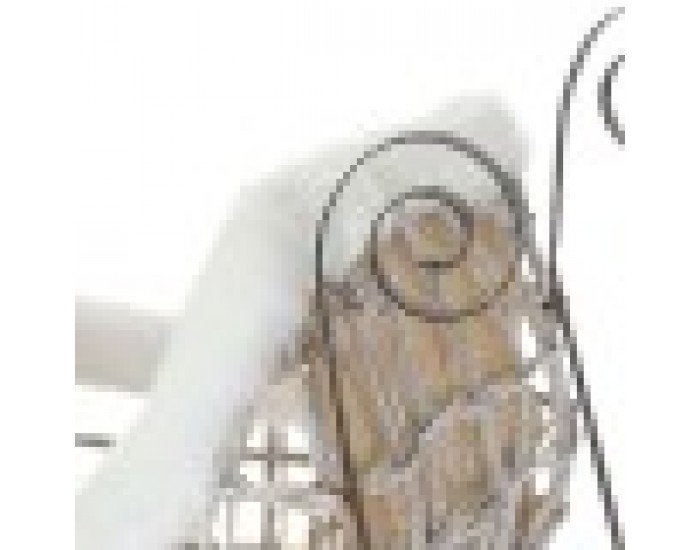 Коледна Украса DKD Home Decor LED Светлина Шейна Бял 90 x 46 x 62 cm