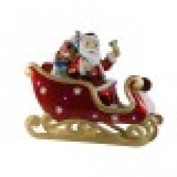 Коледна Украса Home ESPRIT Червен Многоцветен Дядо Коледа 64 x 26 x 60 cm - Decorațiuni sezoniere și de sărbători
