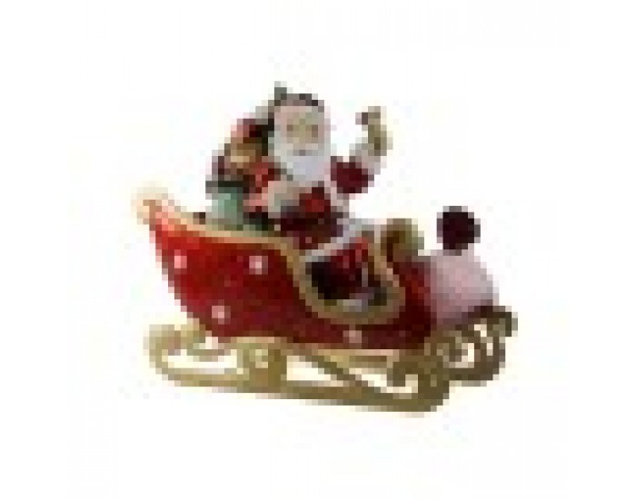 Коледна Украса Home ESPRIT Червен Многоцветен Дядо Коледа 64 x 26 x 60 cm