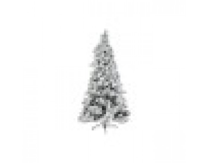 Коледно дърво DKD Home Decor Бял Зелен полиетилен Снежен 140 x 140 x 210 cm