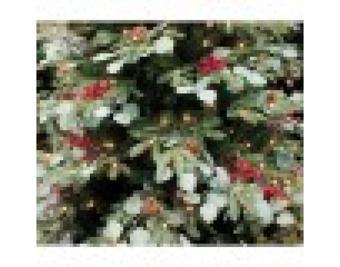 Коледно дърво Home ESPRIT Червен Зелен PVC Метал 129 x 129 x 210 cm
