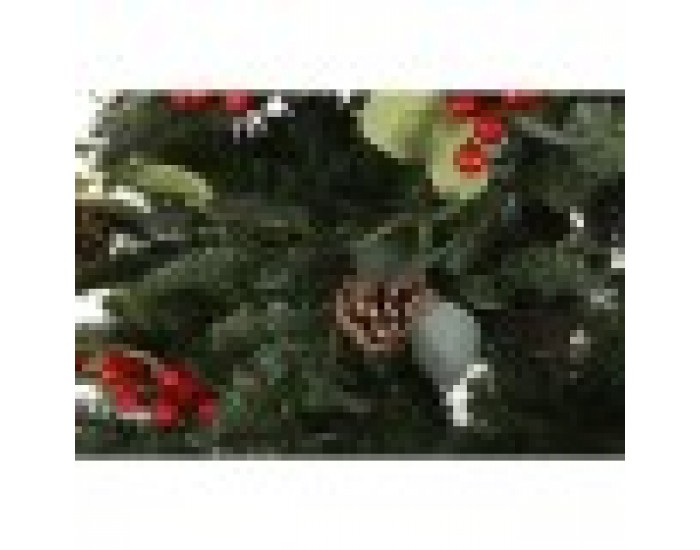Коледно дърво Home ESPRIT Червен Зелен PVC Метал 144 x 144 x 240 cm