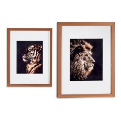 Картина Тигър Лъв Кристал Бронз ПДЧ (33 x 3 x 43 cm) - Tablouri, postere, puzzle-uri
