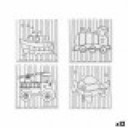 Пластно Pincello 29100257 Дървен Плат 12 броя - Tablouri, postere, puzzle-uri