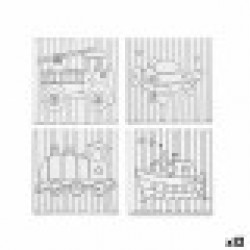 Пластно Pincello 29100259 Дървен Плат 12 броя - Tablouri, postere, puzzle-uri