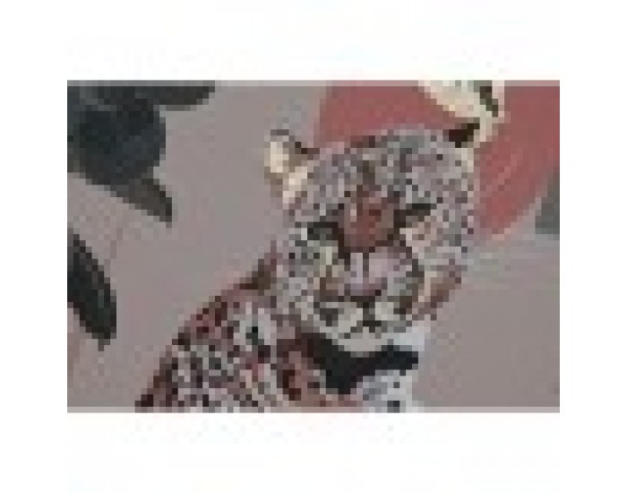 Картина Home ESPRIT Червен Зелен Колониален Златен Джунгла 45 x 2,5 x 60 cm (2 броя)
