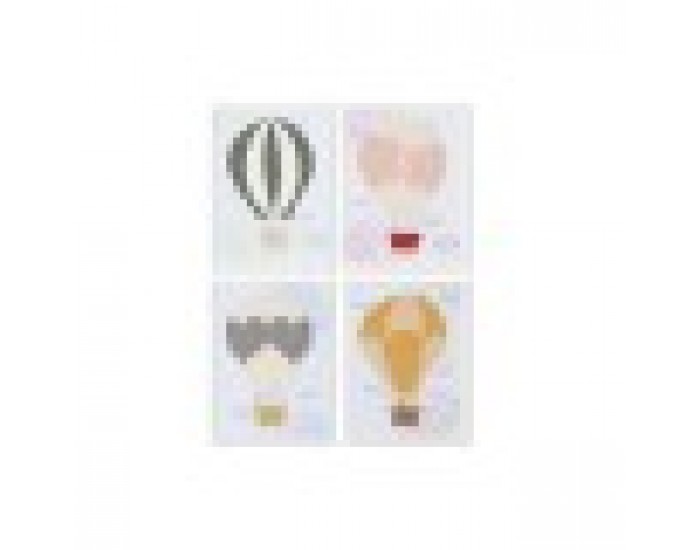 Картина Home ESPRIT Бял Детски 30 x 1,8 x 40 cm (4 броя)