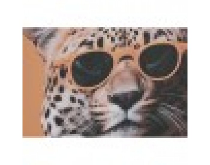 Картина Home ESPRIT Жълт Син Модерен Животни 50 x 3 x 70 cm (3 броя)