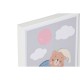 Картина Home ESPRIT Жълт Сив Детски 30 x 1,8 x 40 cm (4 броя)