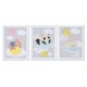 Картина Home ESPRIT Жълт Сив Детски 30 x 1,8 x 40 cm (4 броя)