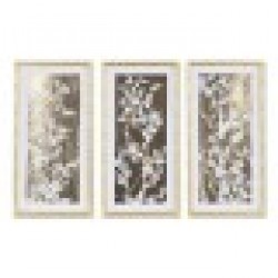 Картина Home ESPRIT Ориенталски 30 x 3,5 x 60 cm (3 броя) - Tablouri, postere, puzzle-uri