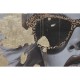 Картина Home ESPRIT Златен chica 70 x 3,5 x 70 cm (2 броя)