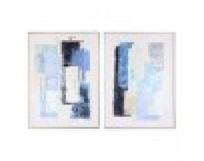 Картина DKD Home Decor Абстрактен (60 x 3 x 80 cm) (2 броя)