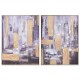 Картина Home ESPRIT Абстрактен Модерен 62 x 4,5 x 82 cm (2 броя)