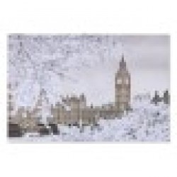 Картина Home ESPRIT Бял Златен Пурпурин Лондон Loft 150 x 3 x 100 cm (2 броя) - Tablouri, postere, puzzle-uri