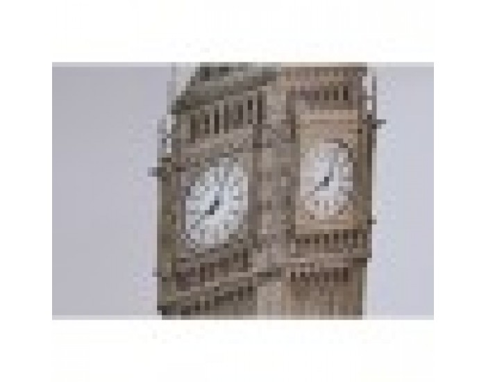 Картина Home ESPRIT Бял Златен Пурпурин Лондон Loft 150 x 3 x 100 cm (2 броя)